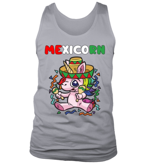 MEXICORN Funny Mexican Unicorn Mexico Heritage Men's Tank Top