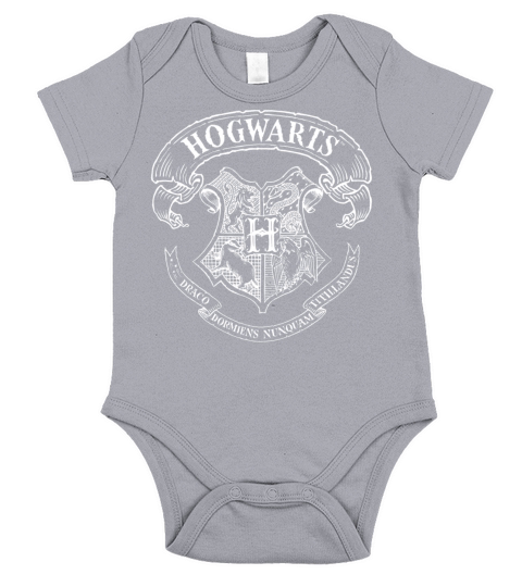 Harry Potter Coat of Arms of Hogwarts Short Sleeve Baby One-Piece