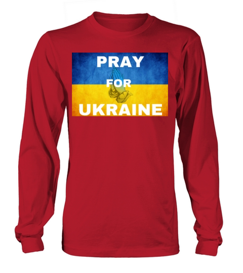 Pray for Ukraine Long sleeved Unisex