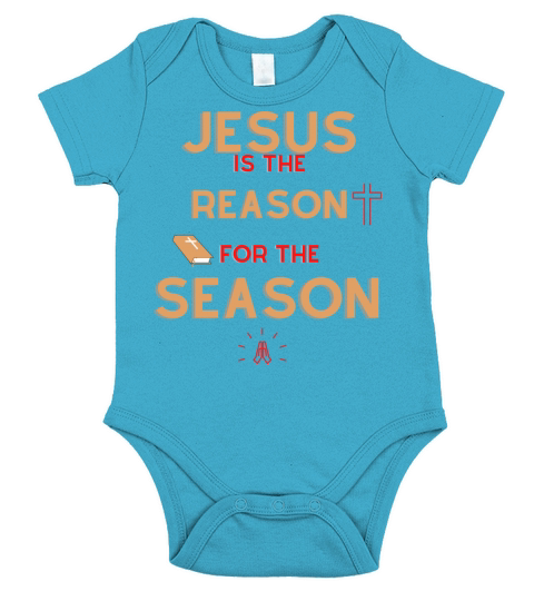 Jesus is the reason Short Sleeve Baby One-Piece