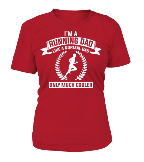 Running Dad Jogging Papa Fitness Fathers Day Gift T-Shirt Woman