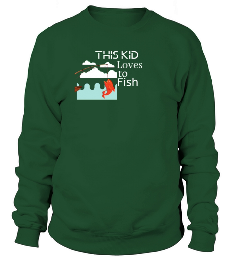 This kid loves to fish Women's Sweatshirt