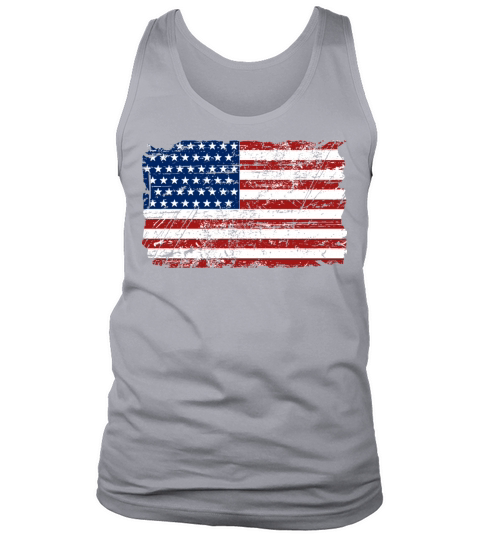 USA Flag - Vintage Look Men's Tank Top