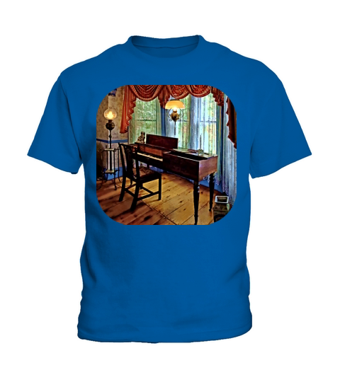 Square Piano in Parlor Kids T-Shirt