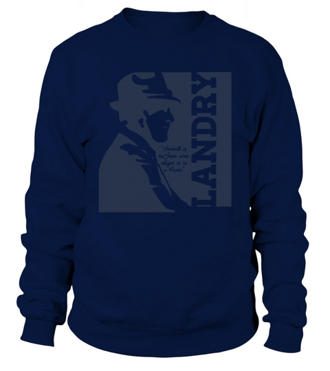 Wishful Inking Football Vintage Head Legendary Coach Tom Landry Sweatshirt Unisex