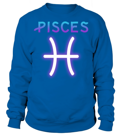 Pisces Symbol Horoscope Zodiac Sign Women's Sweatshirt