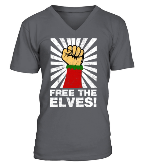 Free The Elves Men's V-Neck T-shirt