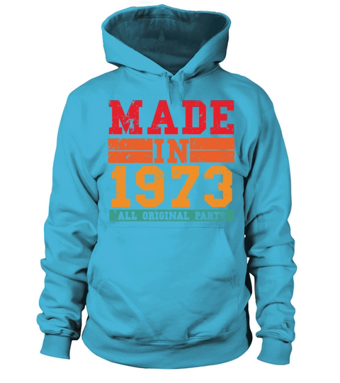 1973 Birthday Vintage Saying Women's Hoodie