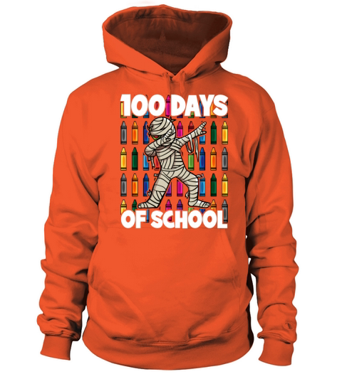 100 Days of School Dabbing Mummy Women's Hoodie