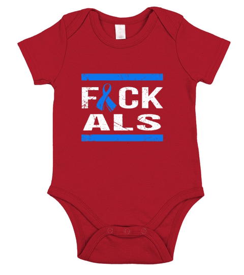 Support ALS awareness Short Sleeve Baby One-Piece
