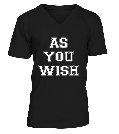 As you wish Sub Submissive Slave Servant devotion Men's V-Neck T-shirt