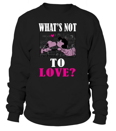 Peanuts Valentine Snoopy Lucy Love Women's Sweatshirt