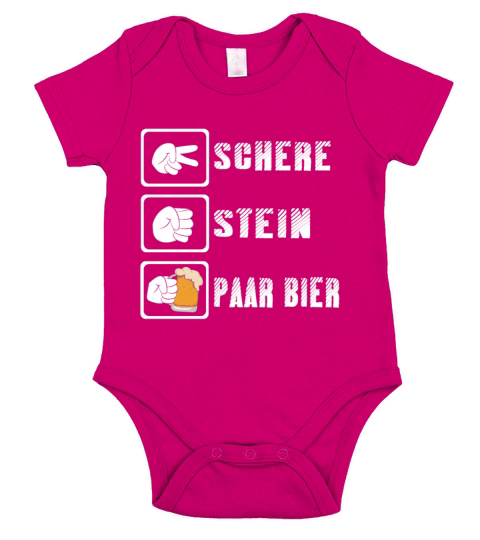 Scissors Stein Couple Of Beer Mulled Beer Men Short Sleeve Baby One-Piece