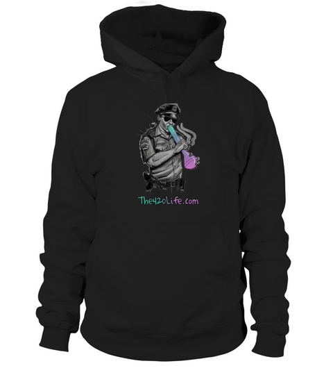 Cop Smoking Women's Hoodie