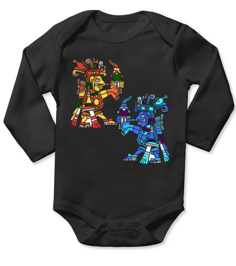 Aztec God Mayan Civilization Inca Culture Gift Long Sleeve Baby One-Piece