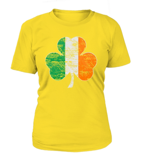 Vintage Distressed Irish Flag Shamrock Women's T-Shirt