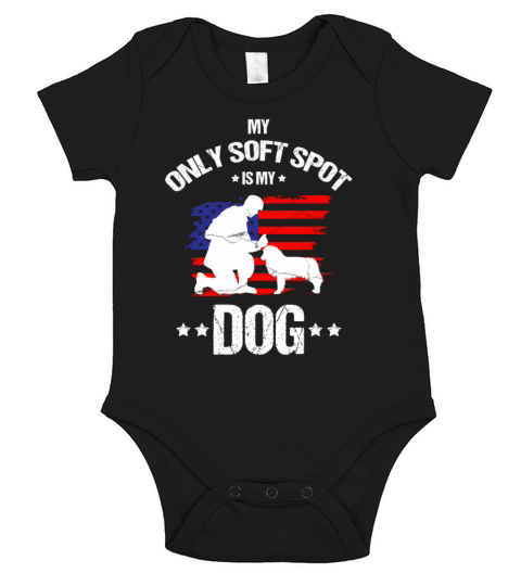I have a Soft Spot for my Dot Veterans Day Quote Short Sleeve Baby One-Piece