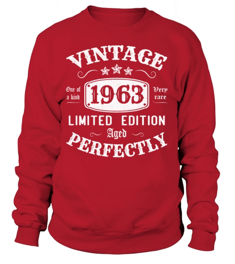 Vintage 1963 Limited Edition Aged Perfectly Women's Sweatshirt