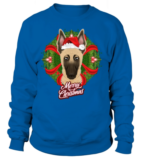 Belgian Malinois Lover I Merry Christmas Malinois Women's Sweatshirt