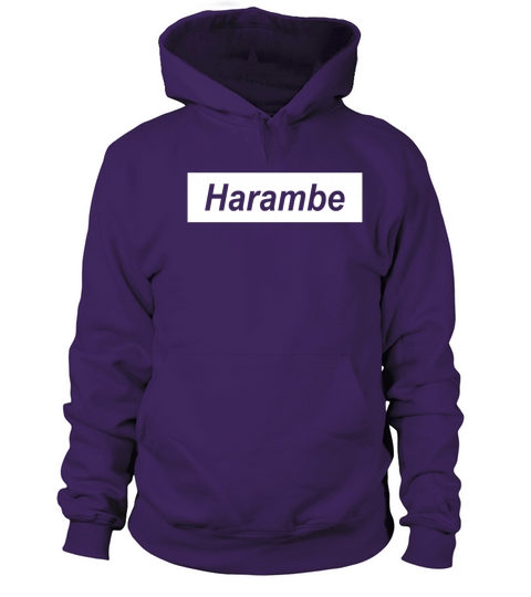 NEW HARAMBE BOX LOGO SUPREME FUNNY HUMOR IRONIC ME Women's Hoodie