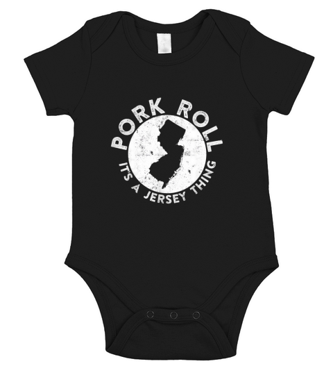 Pork Roll Ham It Is a New Jersey Thing State Short Sleeve Baby One-Piece