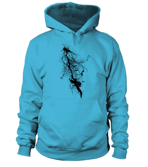 Cool Paint Splatterand Lightning Design Women's Hoodie