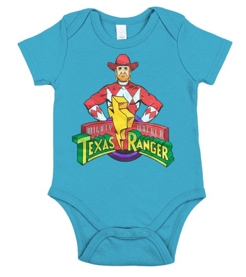 Mighty Walker Texas Ranger Short Sleeve Baby One-Piece