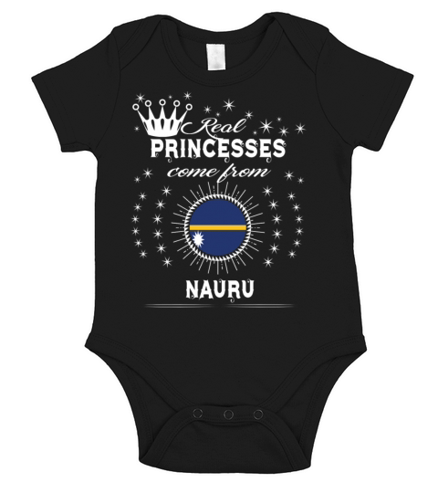 queen love princesses NAURU Short Sleeve Baby One-Piece