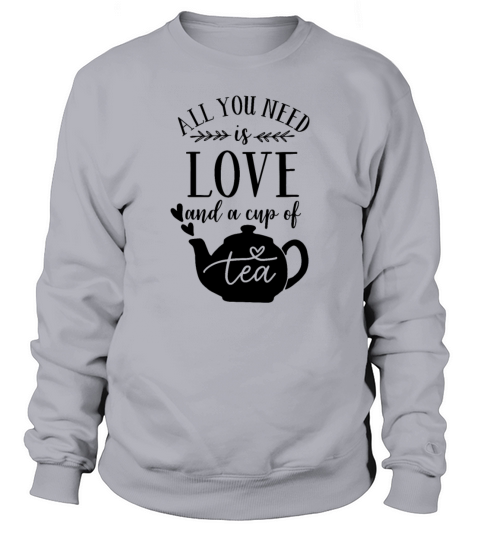 TEA LOVERS TEA printS - ALL YOU NEED IS TEA Men's Sweatshirt
