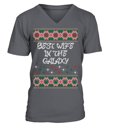 Best Wife In The Galaxy Men's V-Neck T-shirt