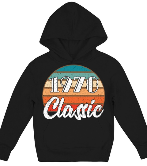 Anniversary Birthday 1978 Classic Colors Design Kids Hoodie