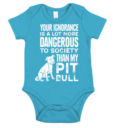 Your ignorance is a lot more dangerous to society Short Sleeve Baby One-Piece