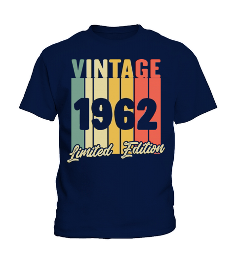 Funny Gift Birthday Vintage 1962 Limited Edition Kids T-Shirt