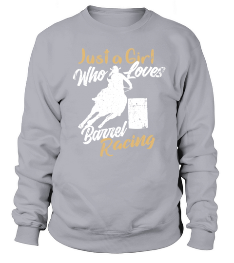 who loves Barrel Racing Women's Sweatshirt