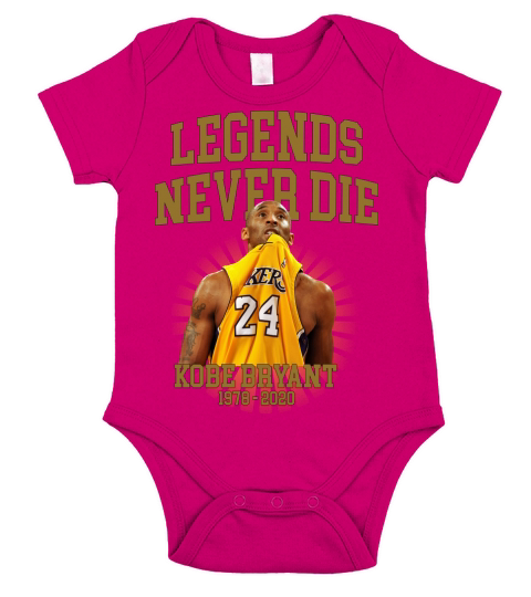 Kobe Legends Never Die Short Sleeve Baby One-Piece