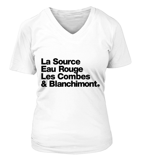 La source eau rouge les combes and blanchimont V-neck T-Shirt Woman