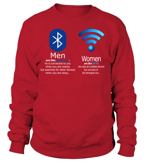 Bluetooth vs Wi Fi Men's Sweatshirt