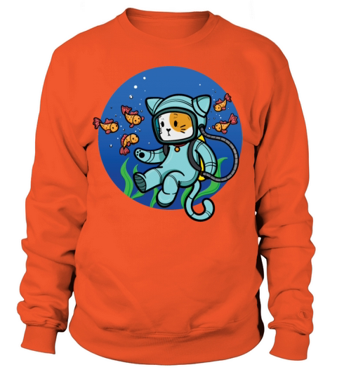 Diving Cat Women's Sweatshirt