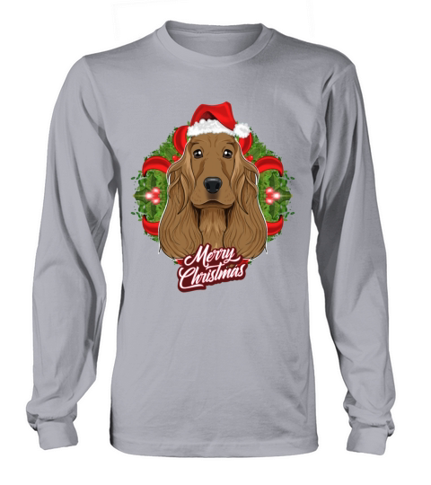 Cocker Spaniel Lover I Merry Christmas Cocker Women's Long Sleeve