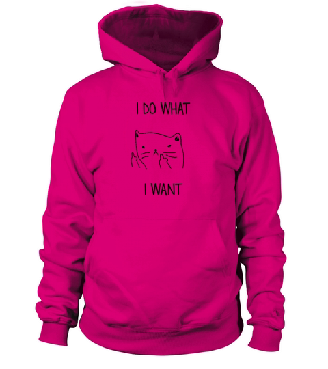 Cool Cats Do What They Want Women's Hoodie