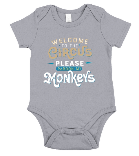 Welcome to The Circus Short Sleeve Baby One-Piece