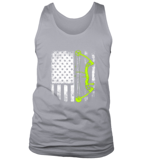 Archery Compound Bow USA Flag Tank Top Unisex