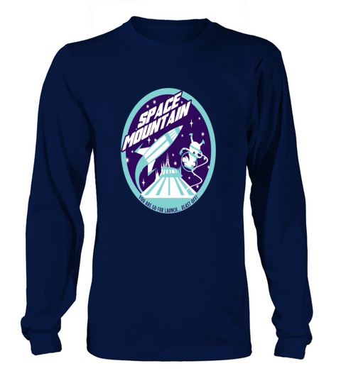 space mountain blues Long sleeved Unisex
