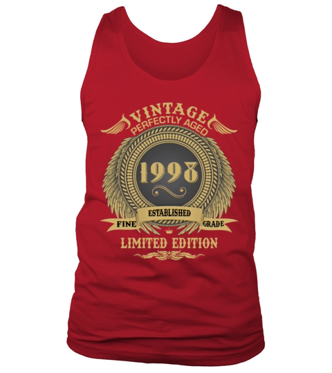 Vintage Perfectly Aged 1998 Limited Edition Men's Tank Top