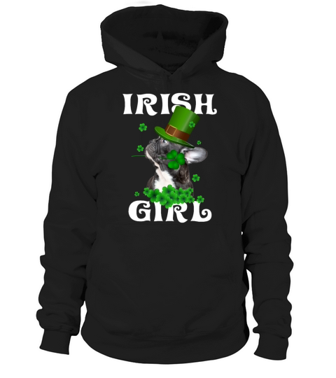 Frenchie Saint Patricks Day Gift For Frenchies Women's Hoodie