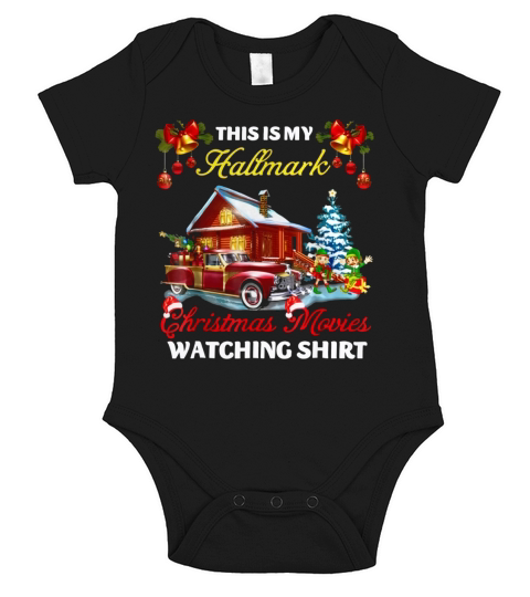 This Is My Hallmark Christmas Movies Short Sleeve Baby One-Piece
