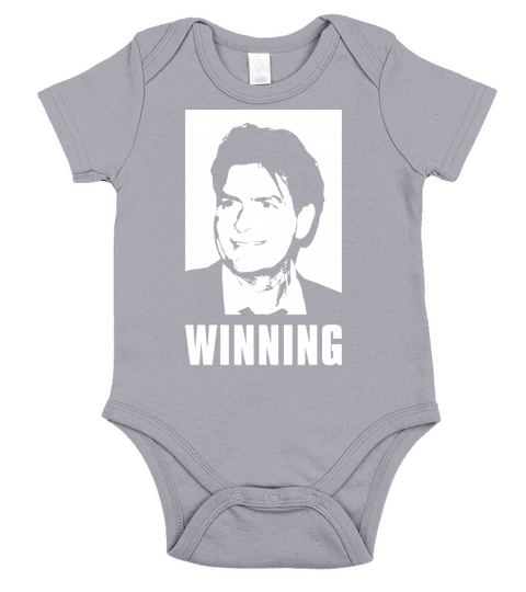 CHARLIE SHEEN WINNING OFFICIAL T-Shirt Short Sleeve Baby One-Piece