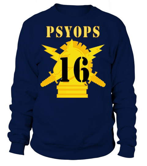 Army PSYOPS w Branch Insignia 16th Battalion Women's Sweatshirt