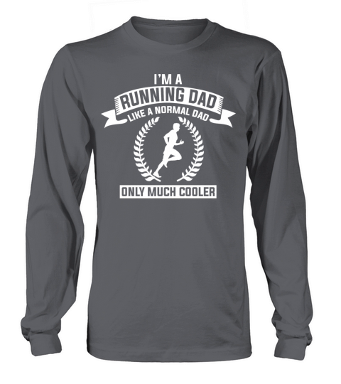 Running Dad Jogging Papa Fitness Fathers Day Gift Long sleeved Unisex