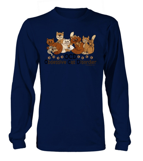 OCD Obsessive Cat Disorder Women's Long Sleeve